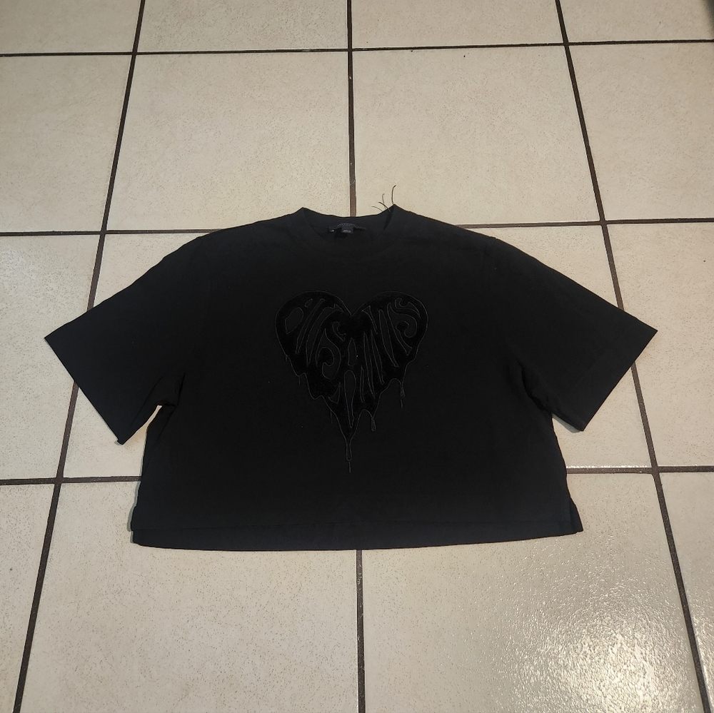 All saints crop top SzL